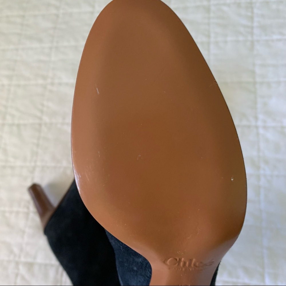 CHLOÉ NWOT Fold-Over Bicolor Ankle Boot - Picture 7 of 15